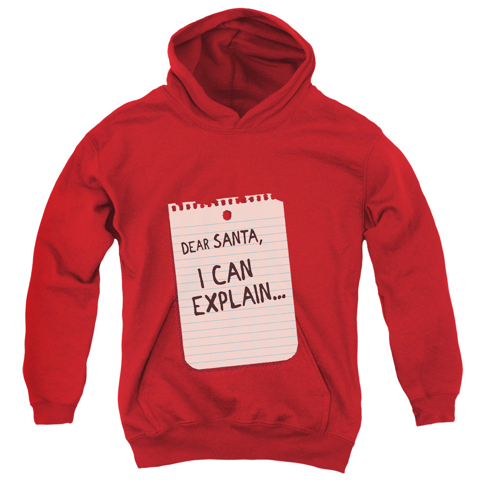 Note - Youth Pull-over Hoodie - Red