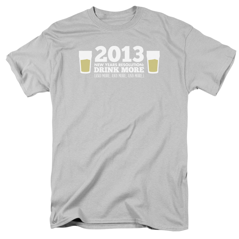 Drink More - Short Sleeve Adult 18 - 1 - Silver T-shirt