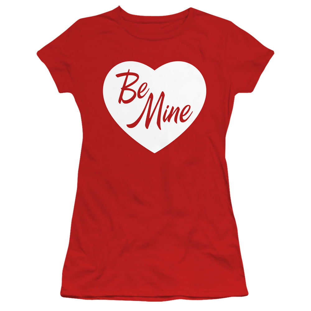 Be Mine - Short Sleeve Junior Sheer - Red T-shirt