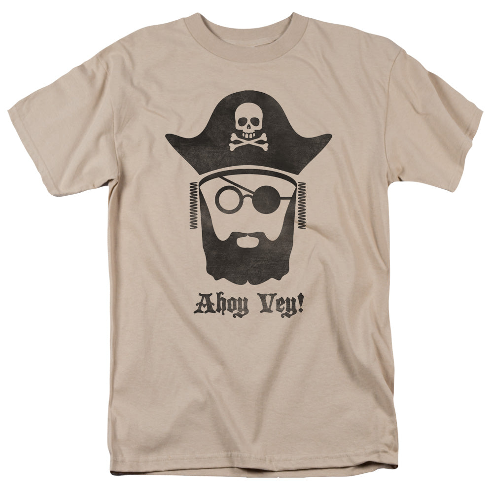 Ahoy Vey - Short Sleeve Adult 18 - 1 - Sand T-shirt