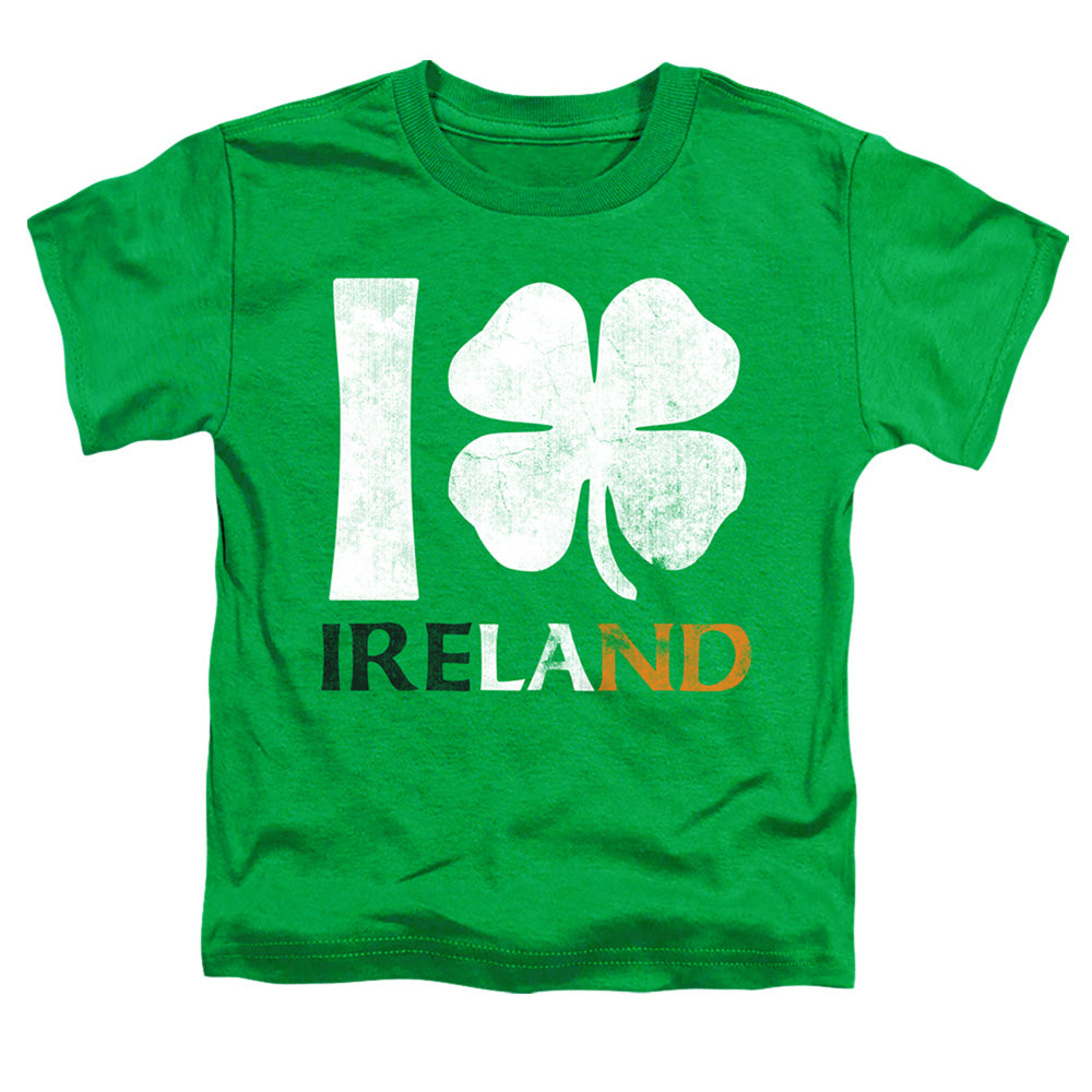 I Love Ireland - Short Sleeve Toddler Tee - Kelly Green T-shirt