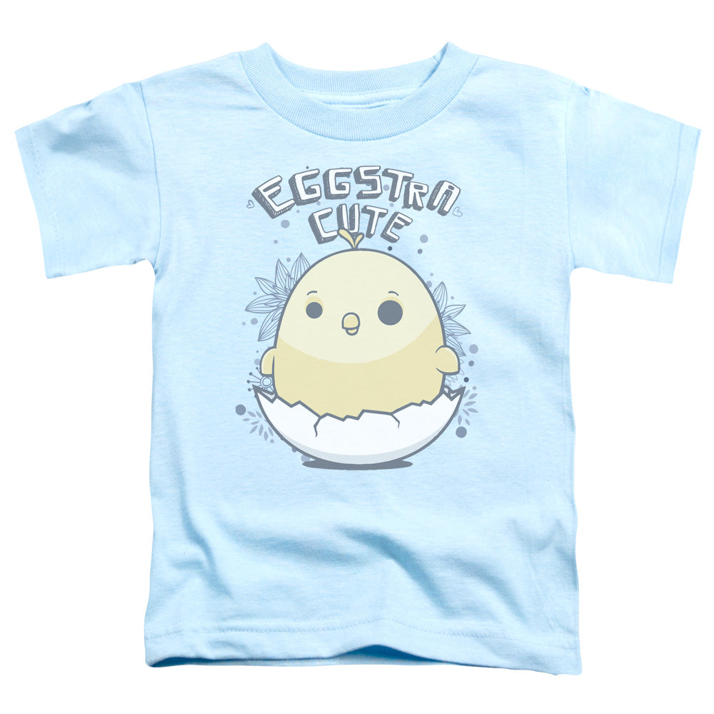 Eggstra Cute - Short Sleeve Toddler Tee - Light Blue T-shirt
