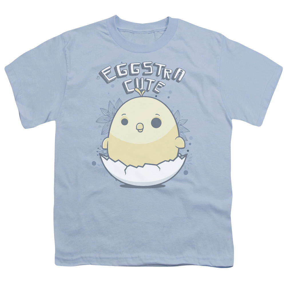 Eggstra Cute - Short Sleeve Youth 18 - 1 - Light Blue T-shirt
