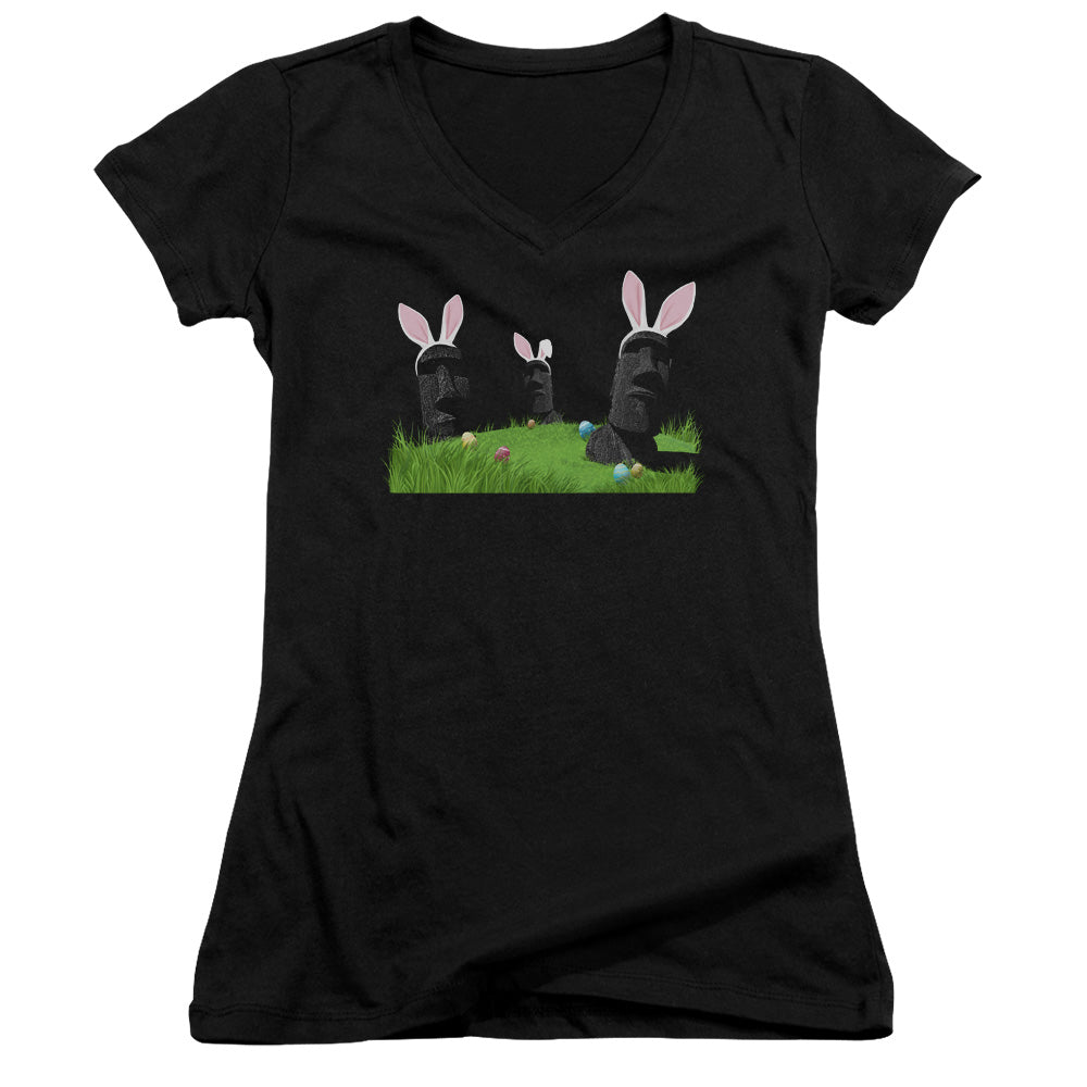Easter Island-junior V-neck - Black