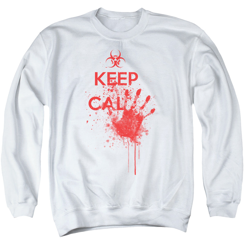 Keep Cal - Adult Crewneck Sweatshirt - White