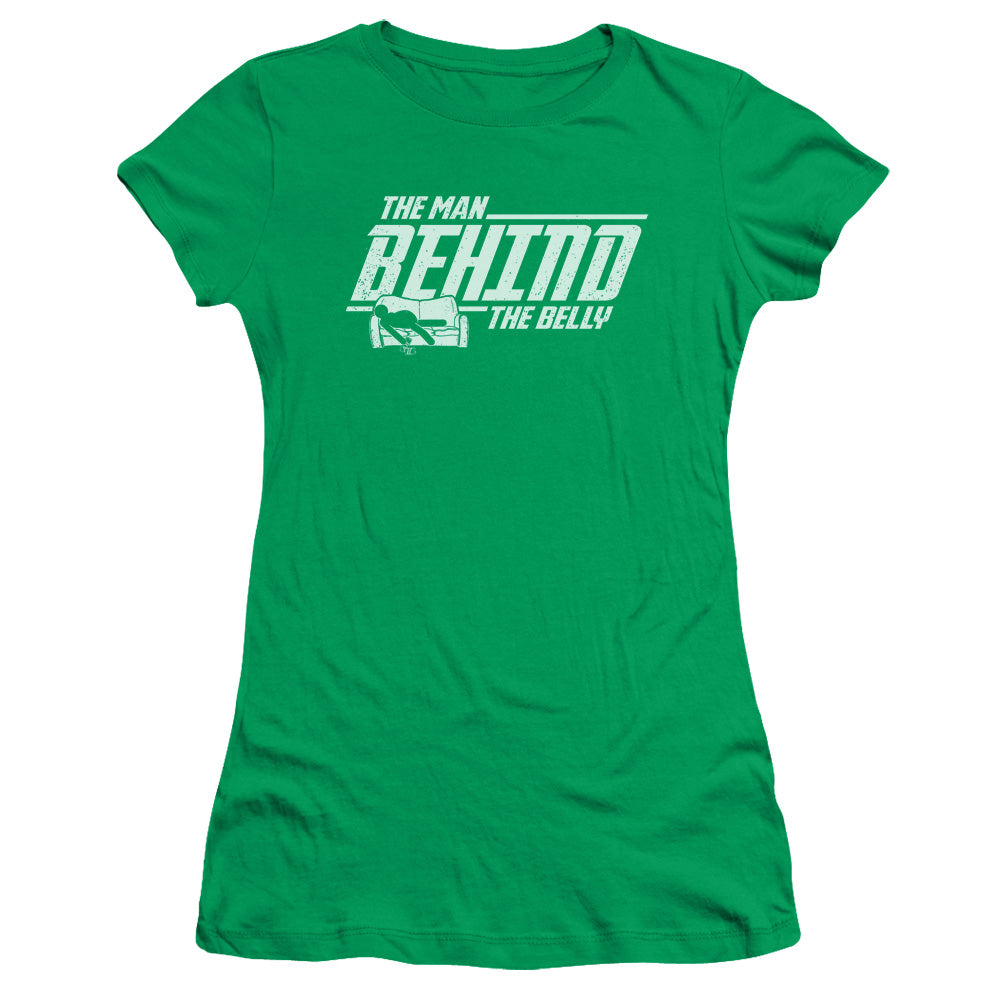 The Man - Short Sleeve Junior Sheer - Kelly Green T-shirt