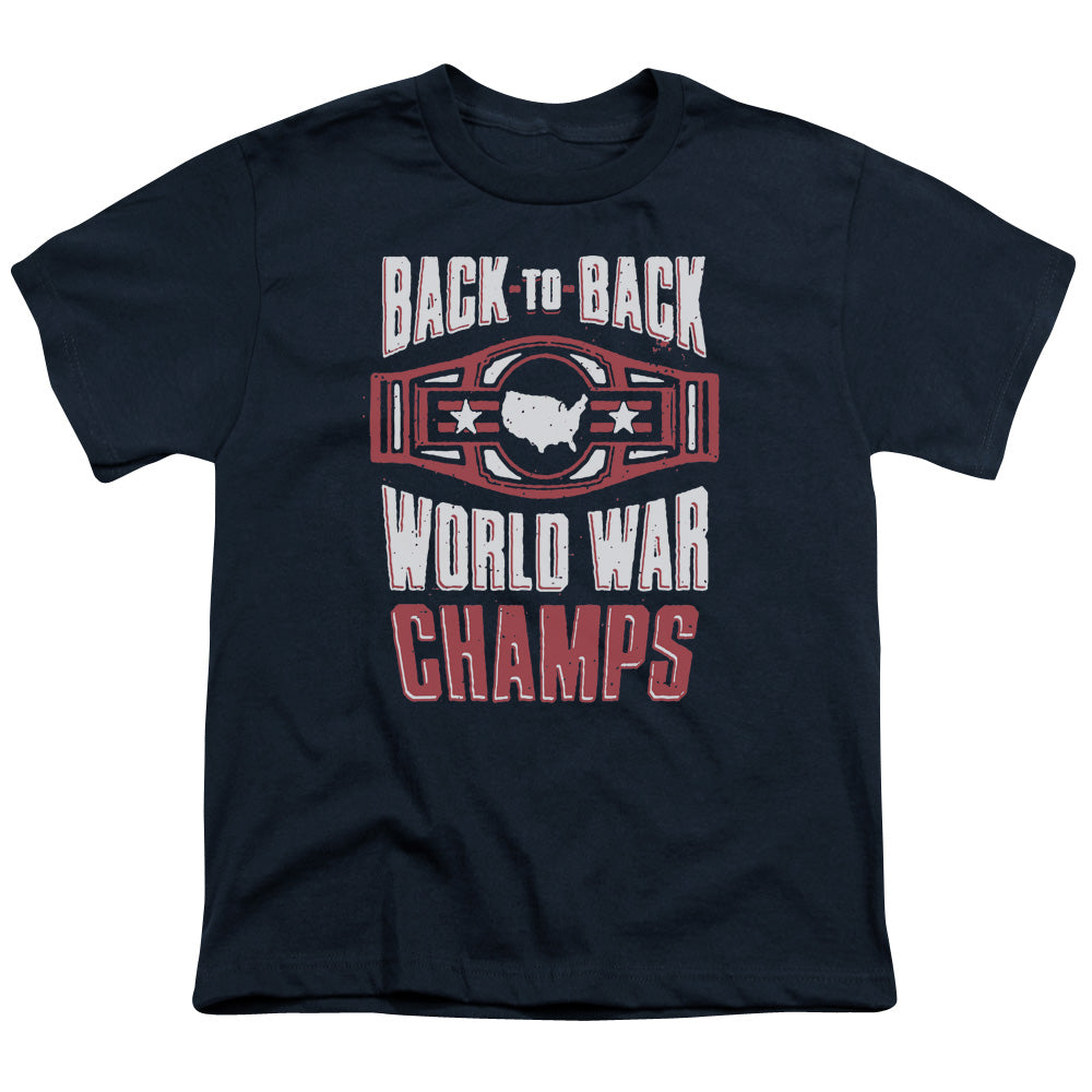 Ww Champs - Short Sleeve Youth 18 - 1 - Navy T-shirt