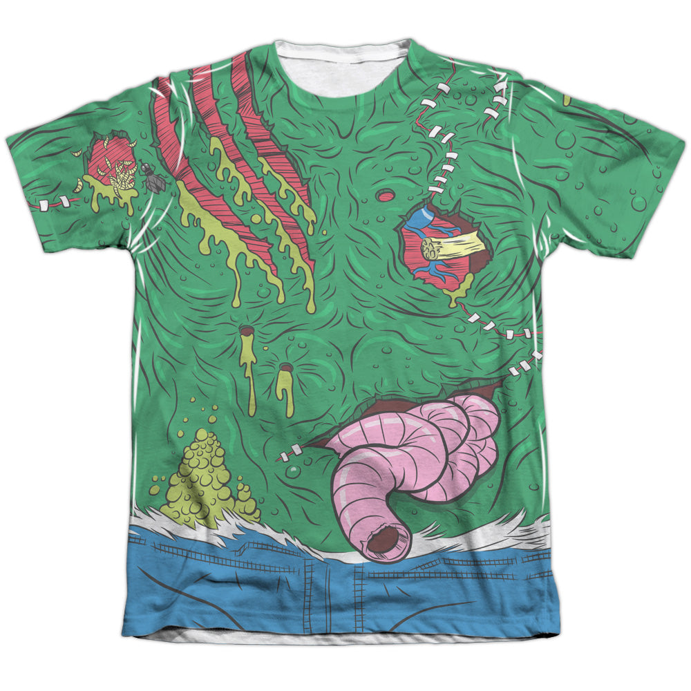 Gross Zombie - Adult Poly - Cotton Short Sleeve Tee - White T-shirt