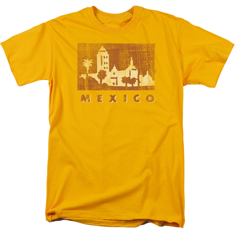 Mexico - Short Sleeve Adult 18 - 1 - Gold T-shirt