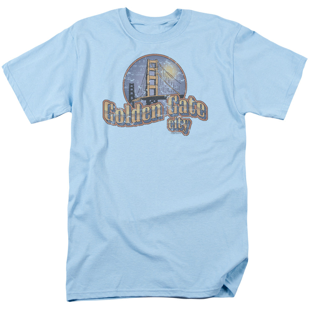 Golden Gate City - Short Sleeve Adult 18 - 1 - Light Blue T-shirt