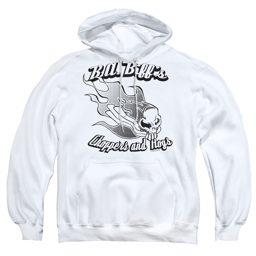 B.a.biffs - Adult Pull-over Hoodie - White