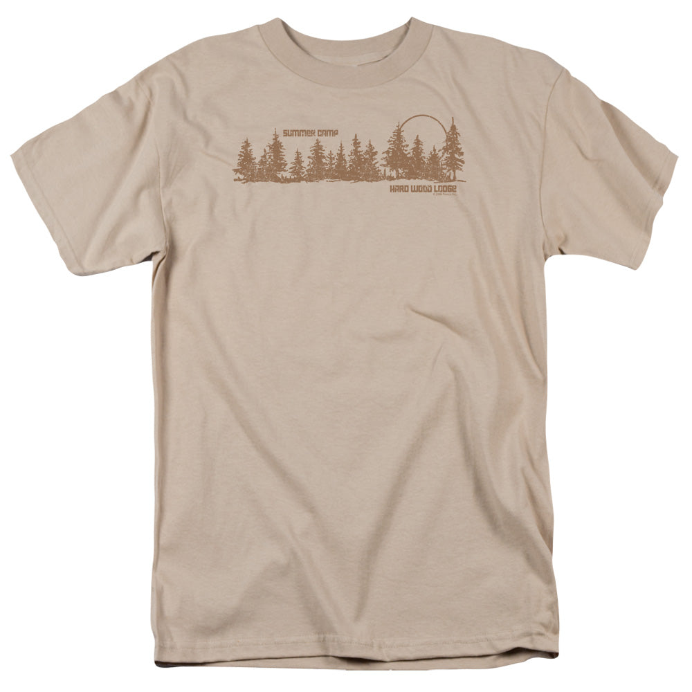 Hard Wood Lodge - Short Sleeve Adult 18 - 1 - Sand T-shirt