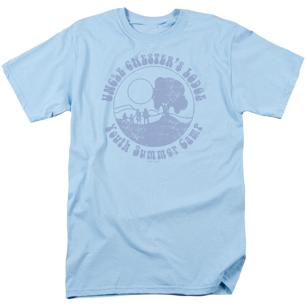 Uncle Chesters Lodge - Short Sleeve Adult 18 - 1 - Light Blue T-shirt