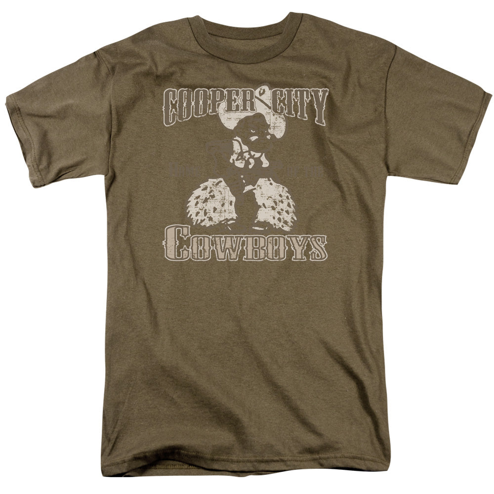 Cooper City Cowboys - Short Sleeve Adult 18 - 1 - Safari Green T-shirt