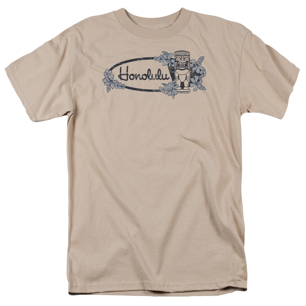 Honolulu - Short Sleeve Adult 18 - 1 - Sand T-shirt