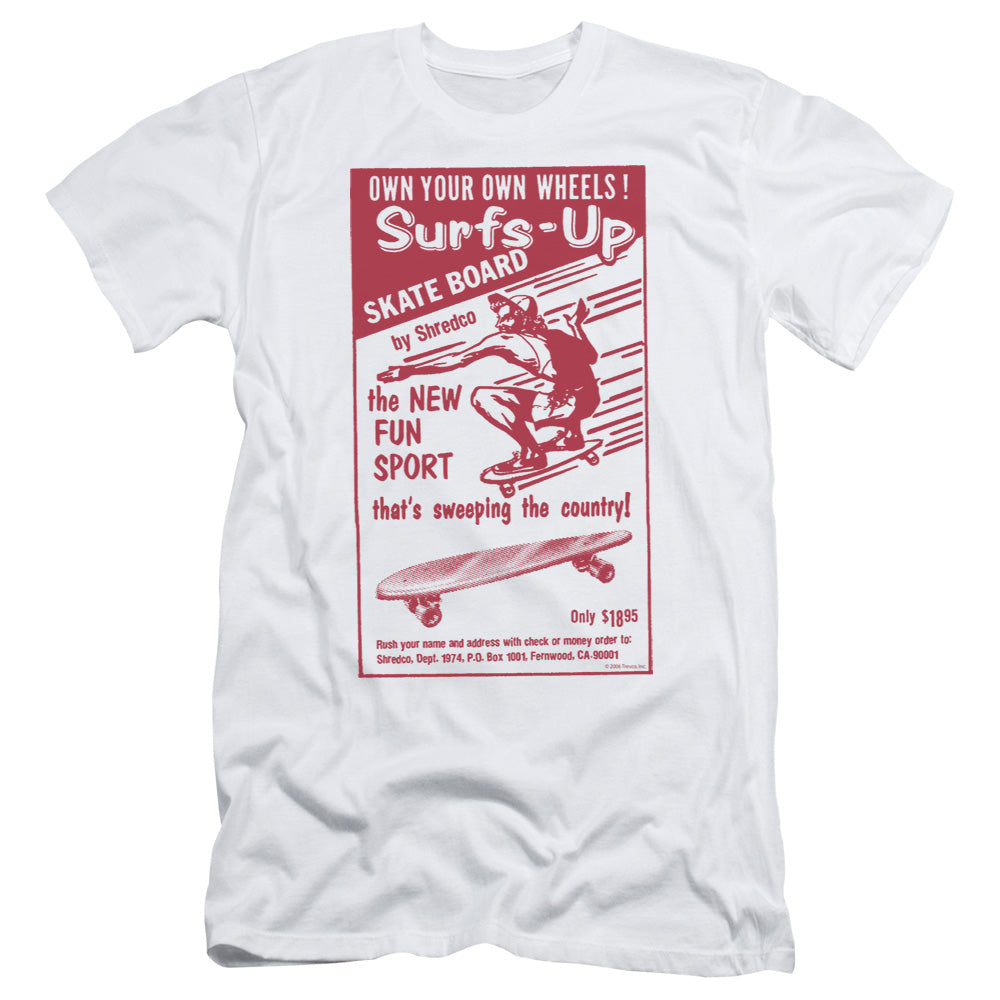 Surfs Up - Short Sleeve Adult 30 - 1 - White T-shirt