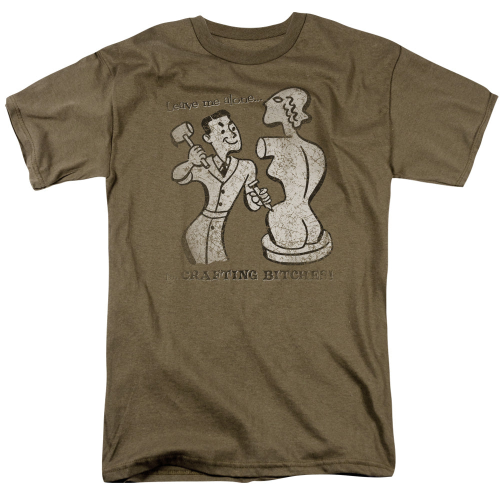 Crafting Bitches - Short Sleeve Adult 18 - 1 - Safari Green T-shirt