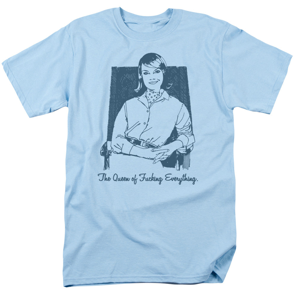 Queen Of Everything - Short Sleeve Adult 18 - 1 - Light Blue T-shirt