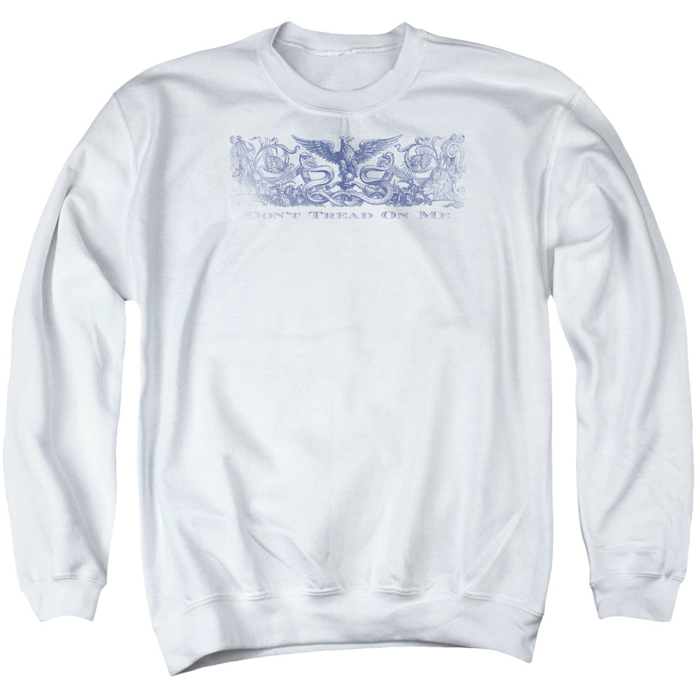 Dont Tread On Me - Adult Crewneck Sweatshirt - White