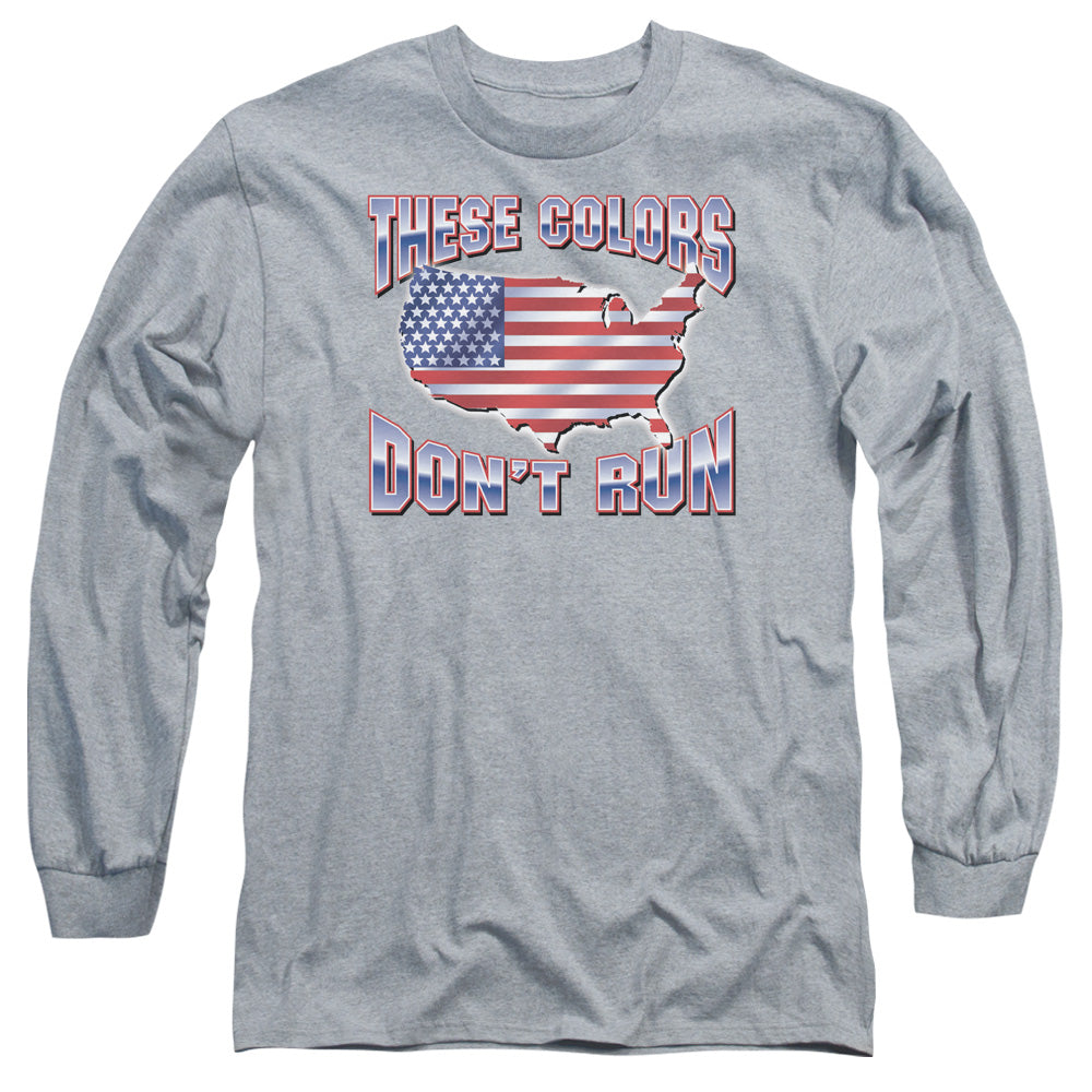 These Colors Dont Run - Long Sleeve Adult 18 - 1 - Athletic Heather T-shirt