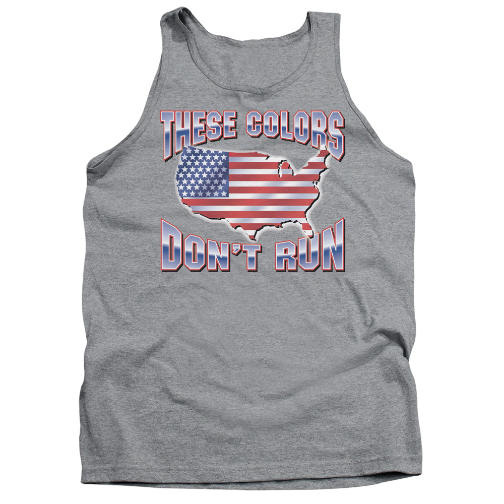 These Colors Dont Run - Adult Tank - Athletic Heather