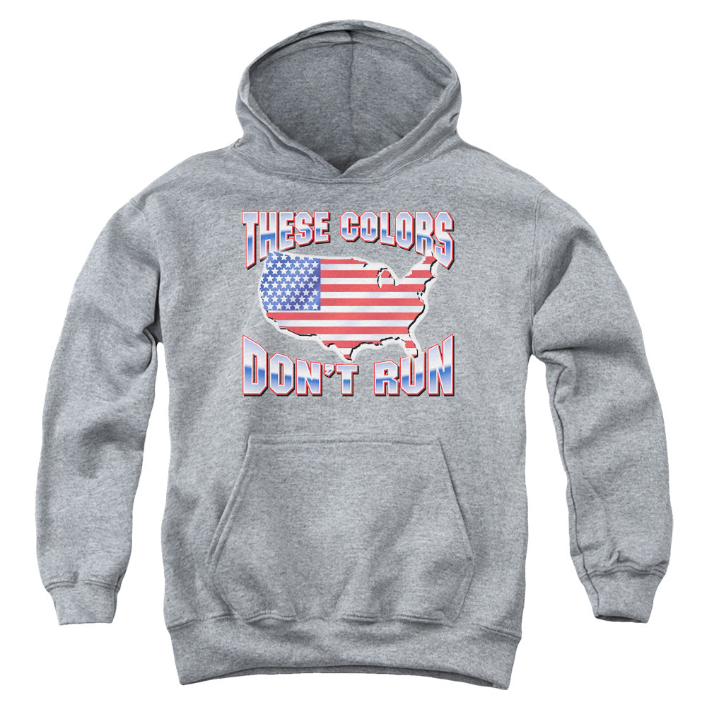 These Colors Dont Run - Youth Pull-over Hoodie - Heather