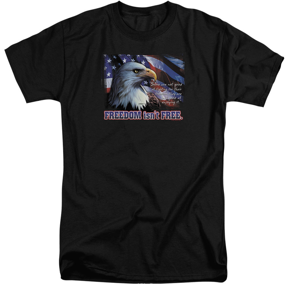 Freedom Isnt Free - Short Sleeve Adult Tall 18 - 1 - Black T-shirt