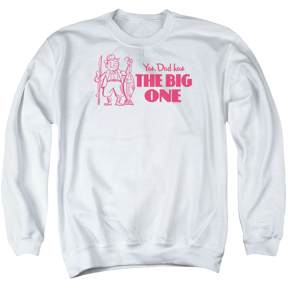 The Big One - Adult Crewneck Sweatshirt - White