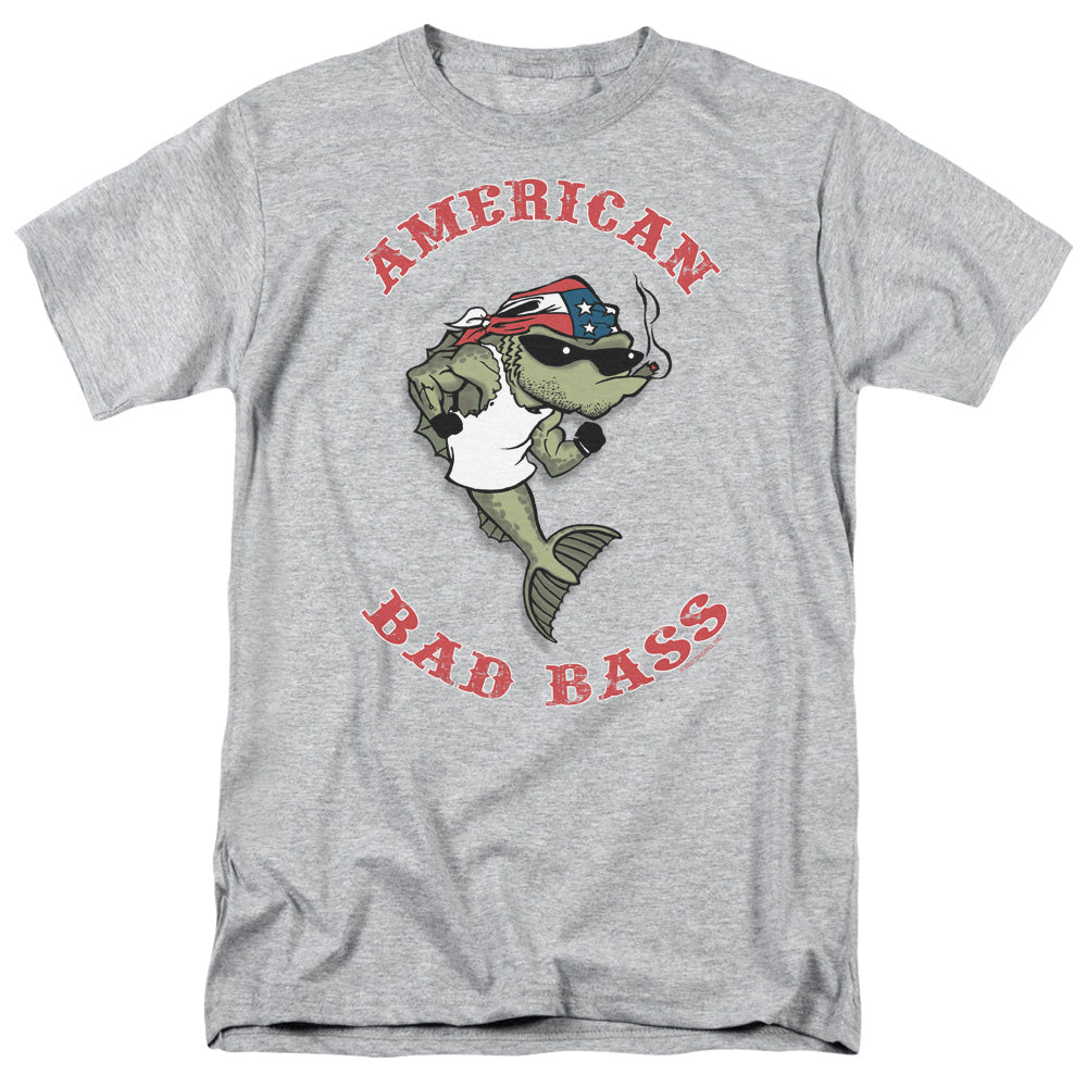 American Bad Ass - Short Sleeve Adult 18 - 1 - Athletic Heather T-shirt
