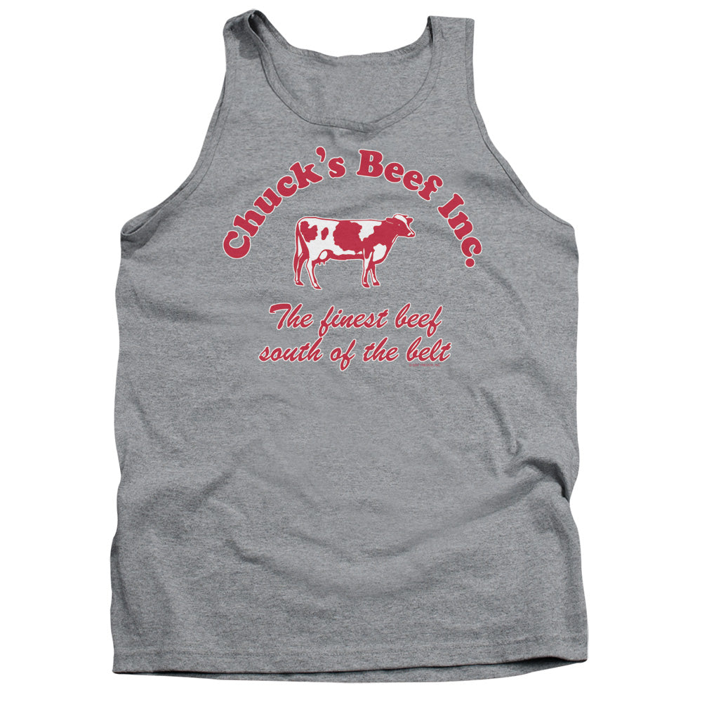 Chucks Beef - Adult Tank - Athletic Heather