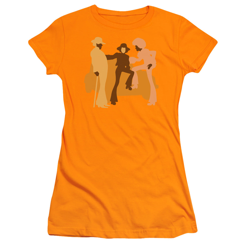 Pimpin - Short Sleeve Junior Sheer - Orange T-shirt