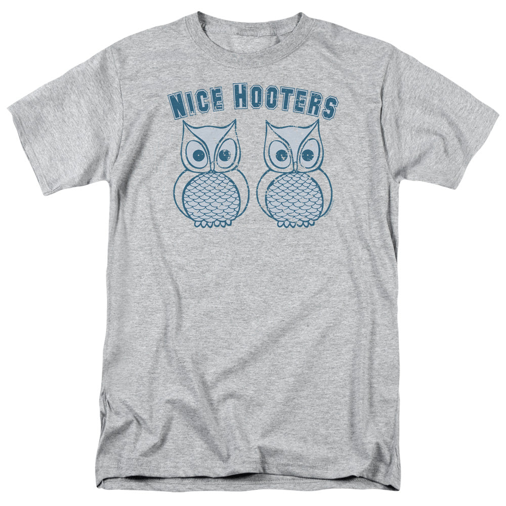 Nice Hooters - Short Sleeve Adult 18 - 1 - Athletic Heather T-shirt