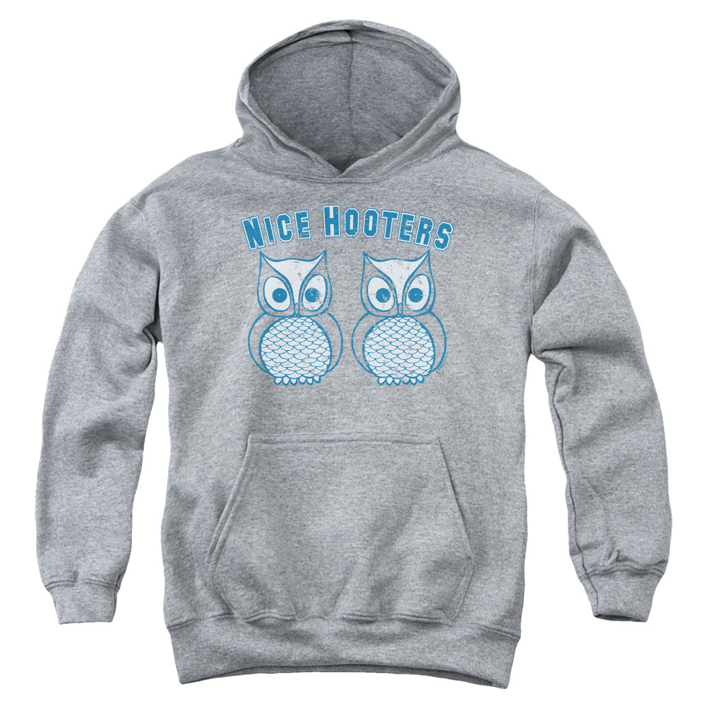 Nice Hooters - Youth Pull-over Hoodie - Heather