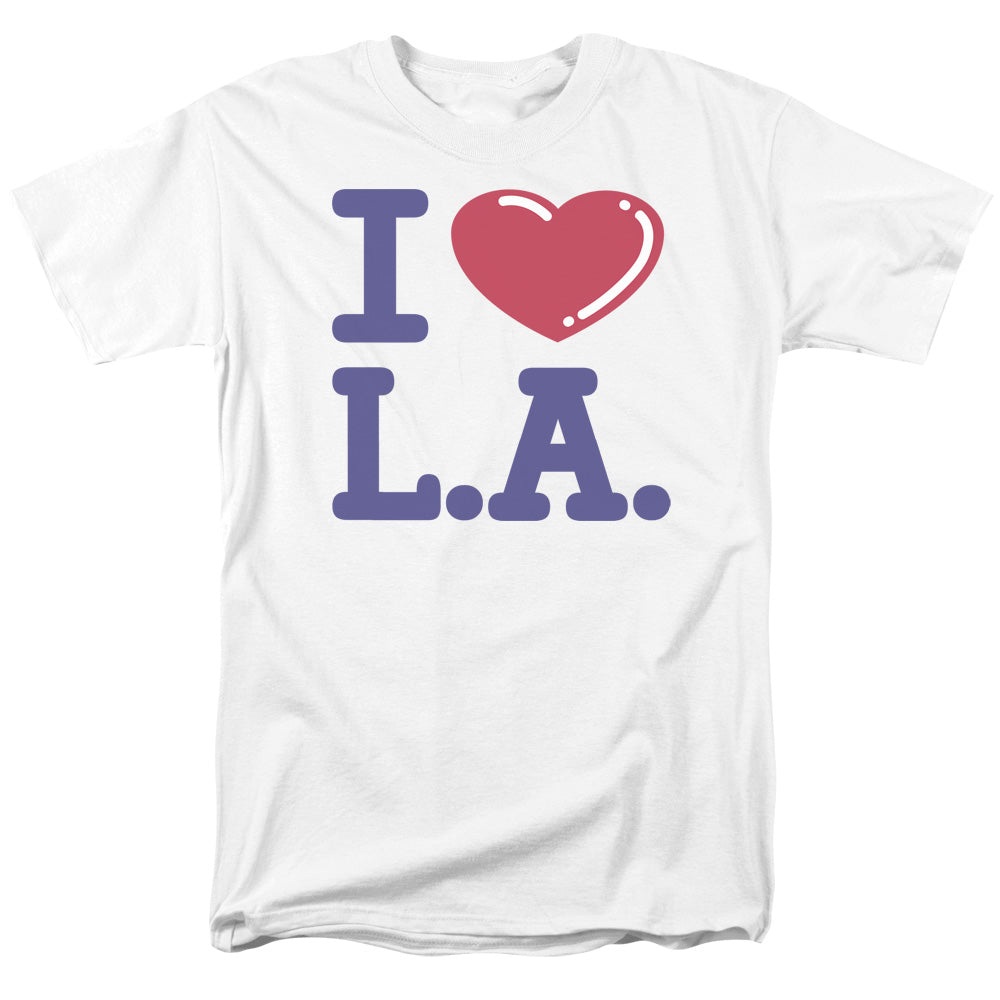I Love L.a. - Short Sleeve Adult 18 - 1 - White T-shirt