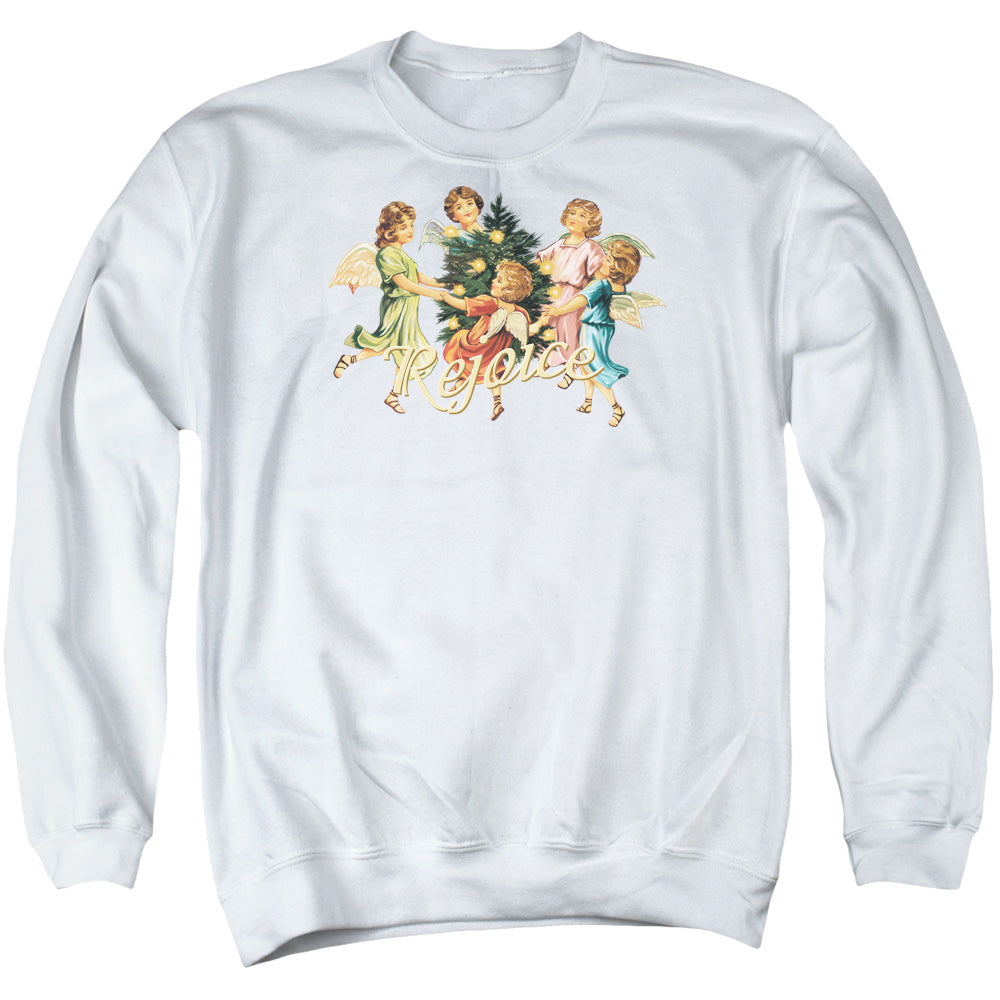 Rejoice - Adult Crewneck Sweatshirt - White