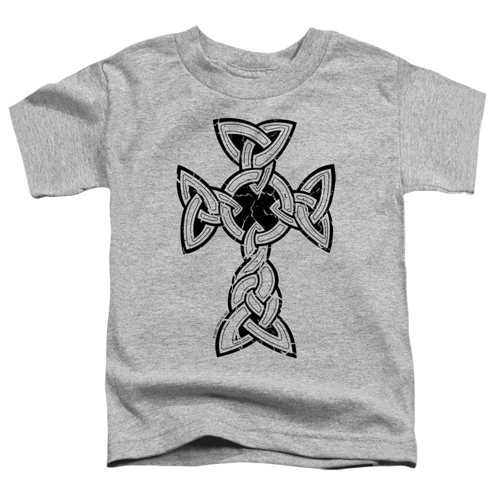 Knotted Celtic Cross - Short Sleeve Toddler Tee - Athletic Heather T-shirt