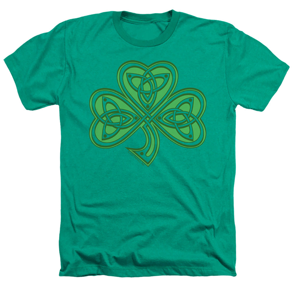 Celtic Shamrock - Adult Heather - Kelly Green