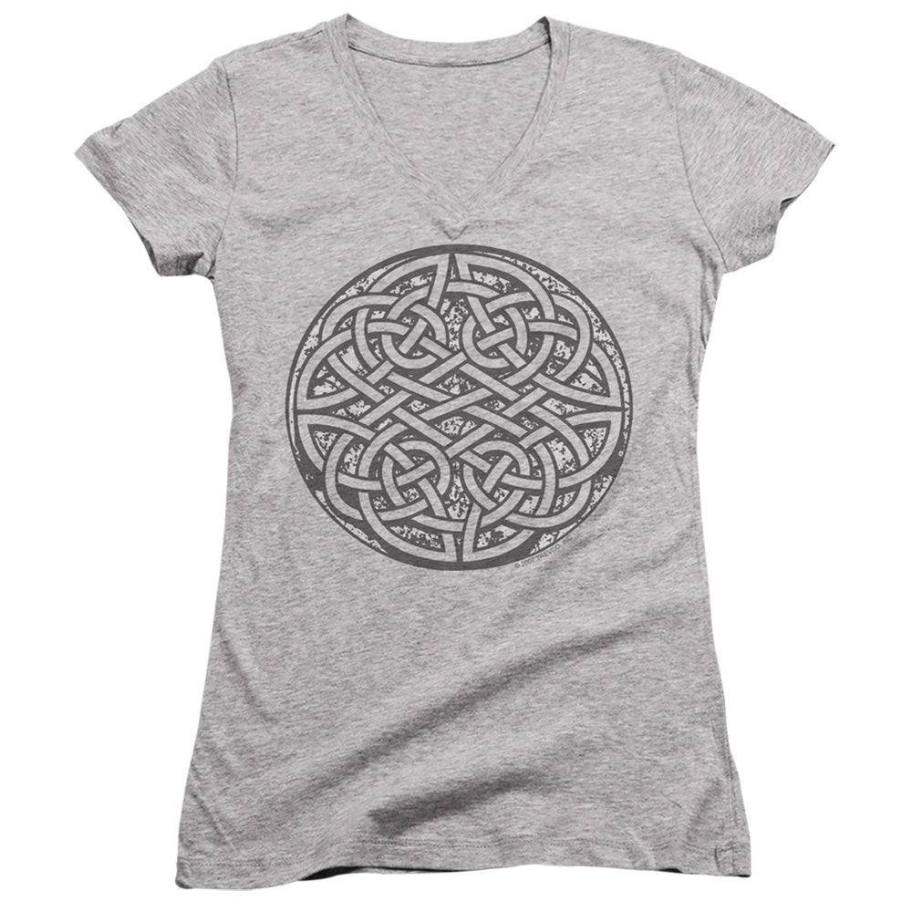 Celtic Knot - Junior V-neck - Athletic Heather