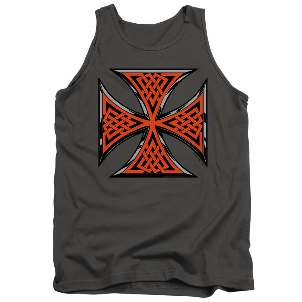 Celtic Iron Cross - Adult Tank - Charcoal