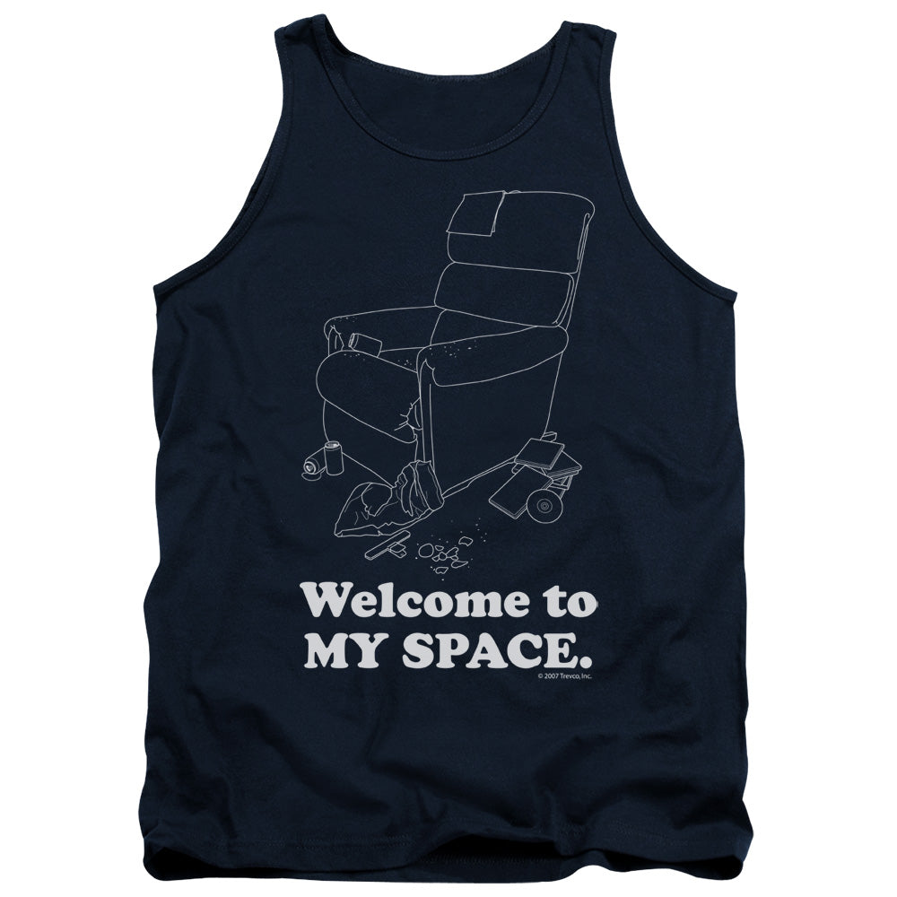 Welcome To My Space - Adult Tank - Navy