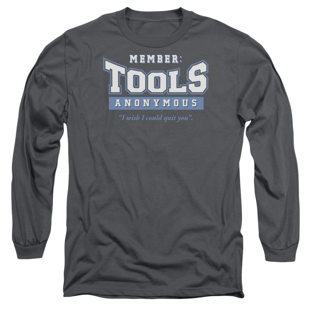 Tools Anonymous - Long Sleeve Adult 18 - 1 - Charcoal T-shirt