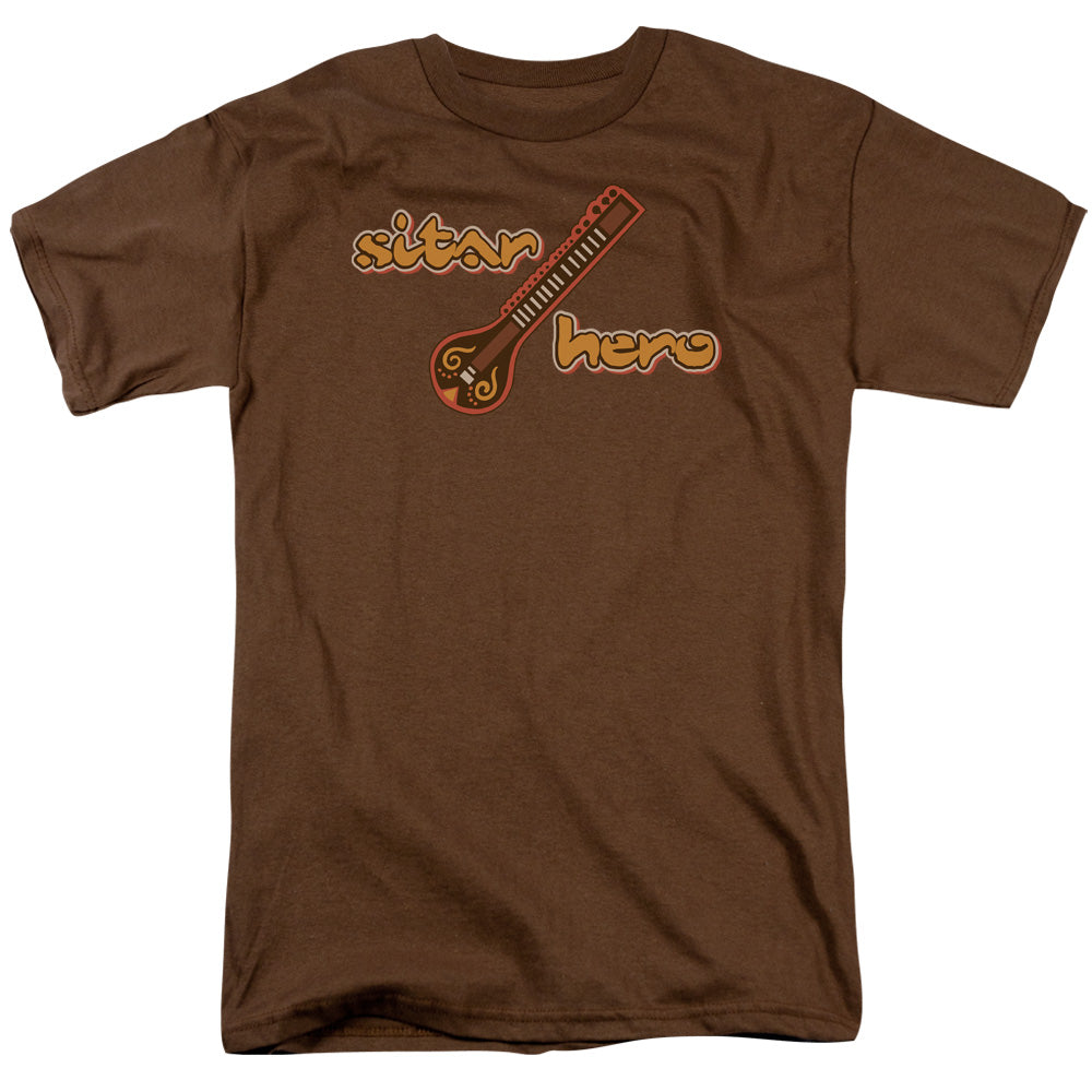 SITAR HERO - ADULT 18/1 - COFFEE T-Shirt