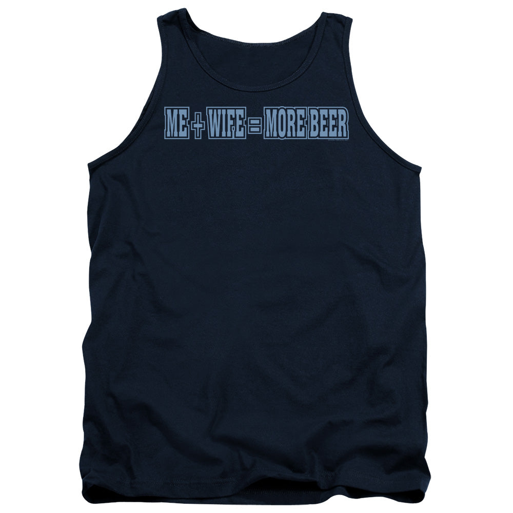 More Beer - Adult Tank - Navy
