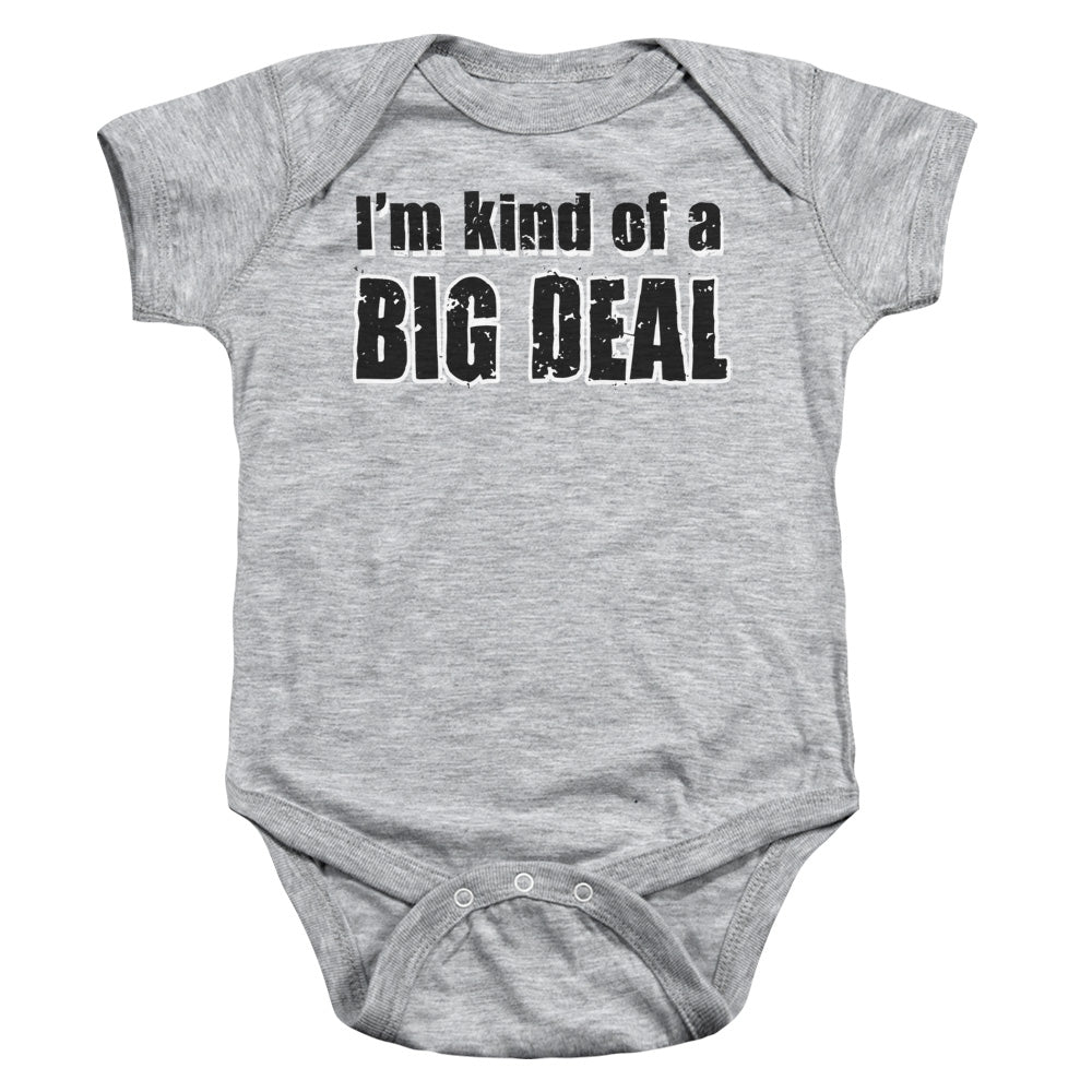 Big Deal - Infant Snapsuit - Athletic Heather