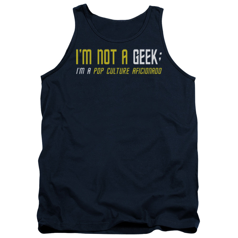 Not A Geek - Adult Tank - Navy