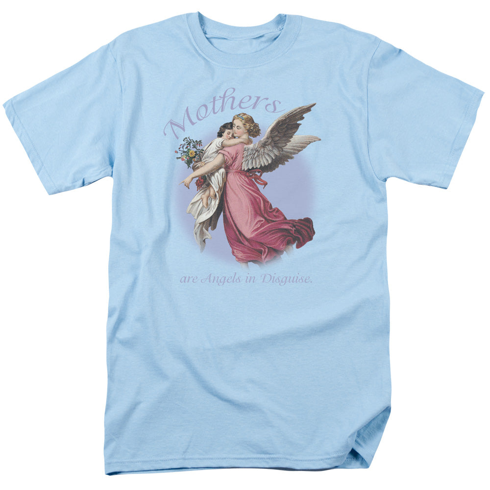 Mother Angel - Short Sleeve Adult 18 - 1 - Light Blue T-shirt
