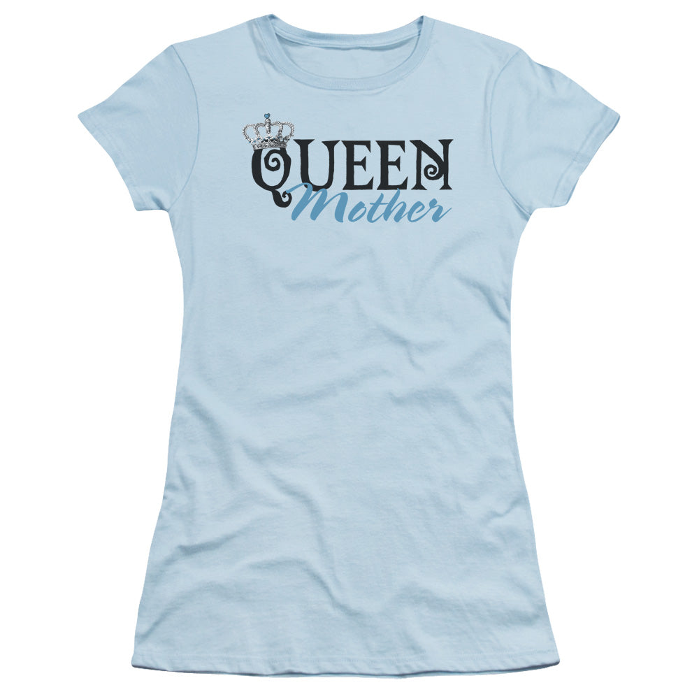 Queen Mother - Short Sleeve Junior Sheer - Light Blue T-shirt