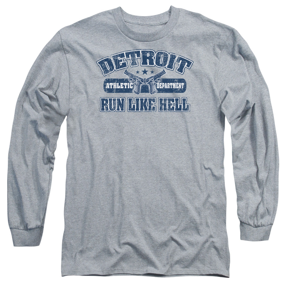 Run Like Hell - Long Sleeve Adult 18 - 1 - Athletic Heather T-shirt