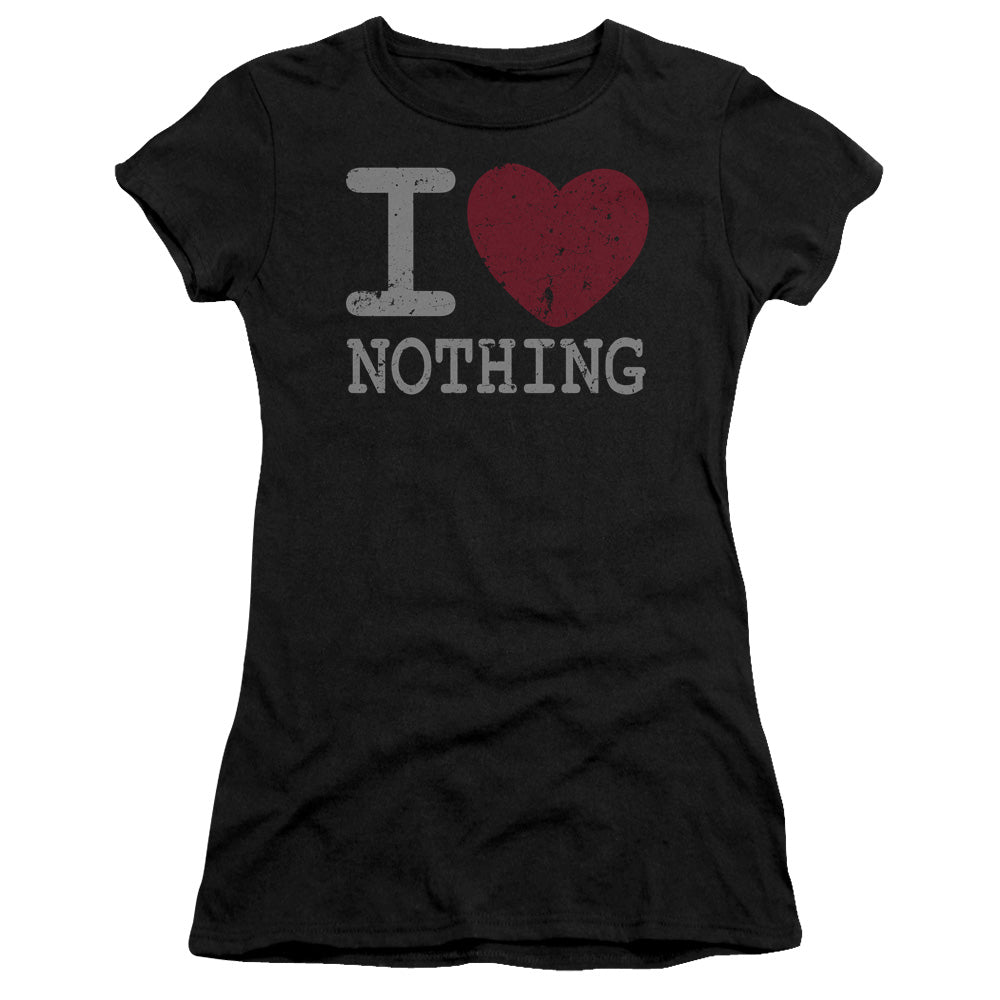Nothing - Short Sleeve Junior Sheer - Black T-shirt