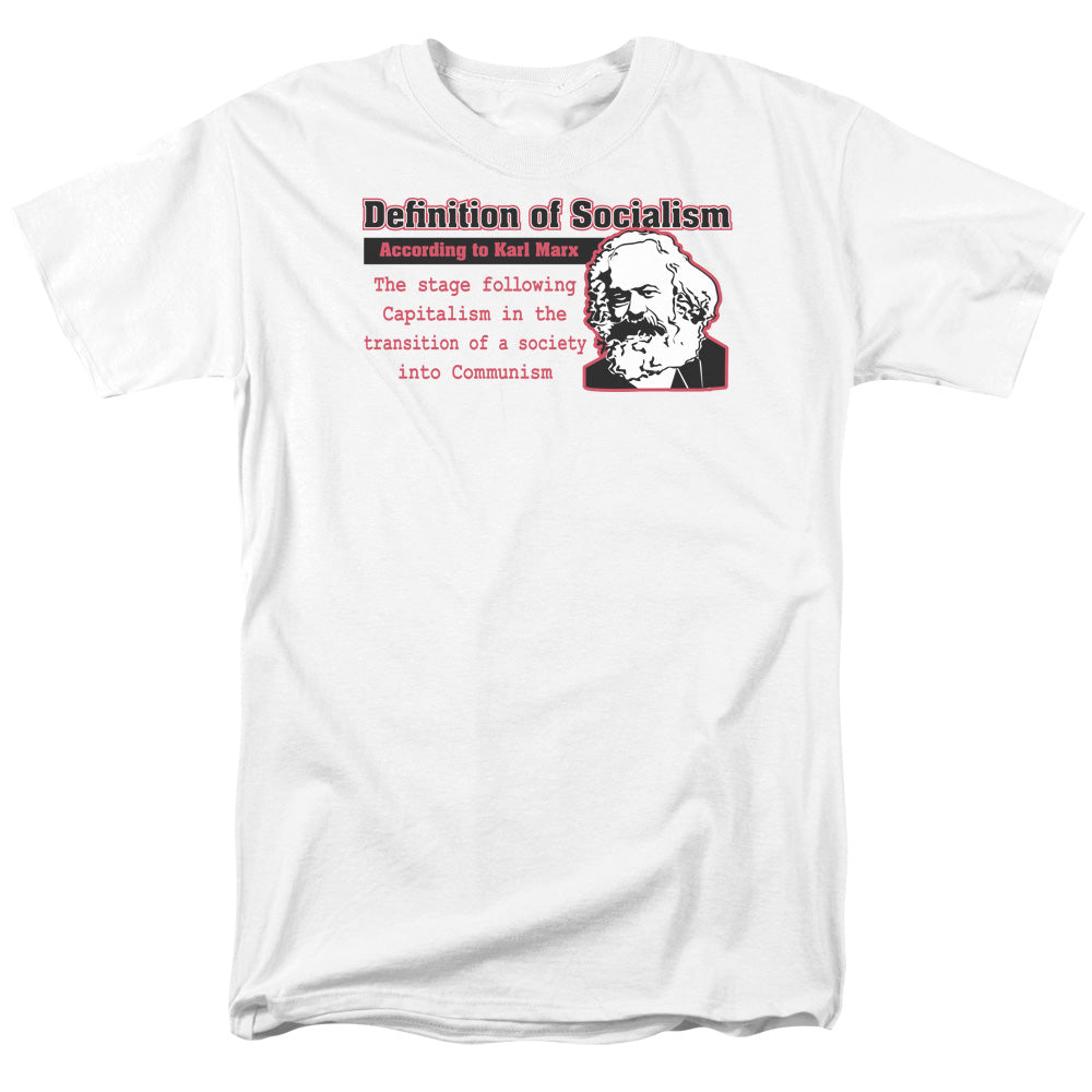 According To Marx - Short Sleeve Adult 18 - 1 - White T-shirt
